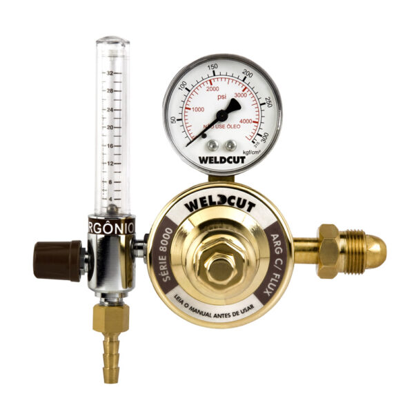 Regulador de Pressão Industrial com Fluxômetro Carbografite